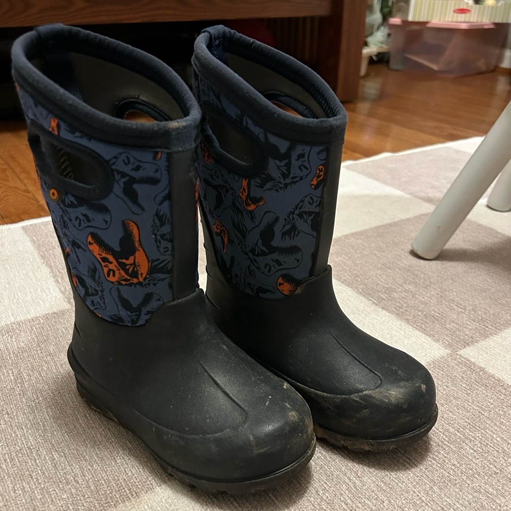 Kids Boggs Dinosaur Muck Boots